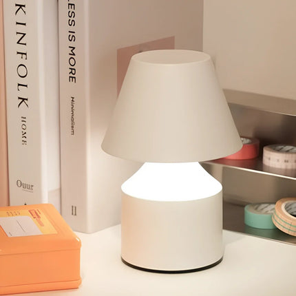 Rechargeable Touch Control Table Lamp with Dimmable Light | Modern Minimalist Design for Ambient Lighting
