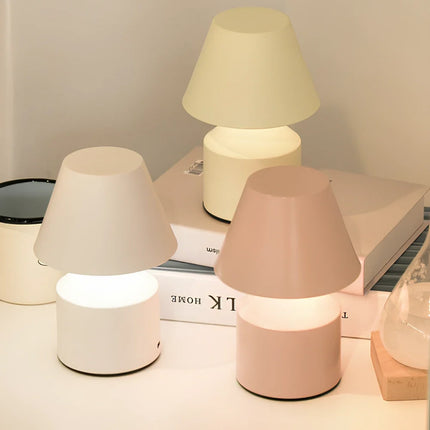 Rechargeable Touch Control Table Lamp with Dimmable Light | Modern Minimalist Design for Ambient Lighting