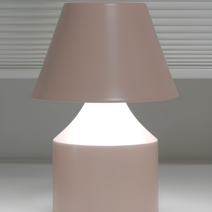 Rechargeable Touch Control Table Lamp with Dimmable Light | Modern Minimalist Design for Ambient Lighting