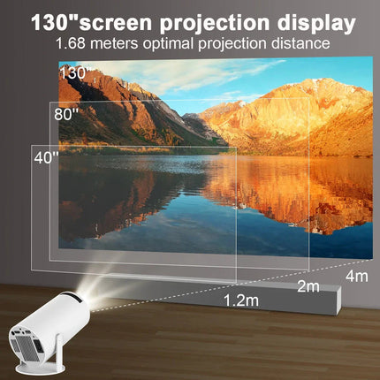 Cinemate™ | 4K Ultra HD Projector with Easy Setup & Streaming Capabilities | Immersive Home Cinema Experience 3