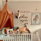 Circus Chiffon Canopy | Soft Decorative Nursery Cot Cover with Easy Installation | Magical Touch for Kids' Rooms 0