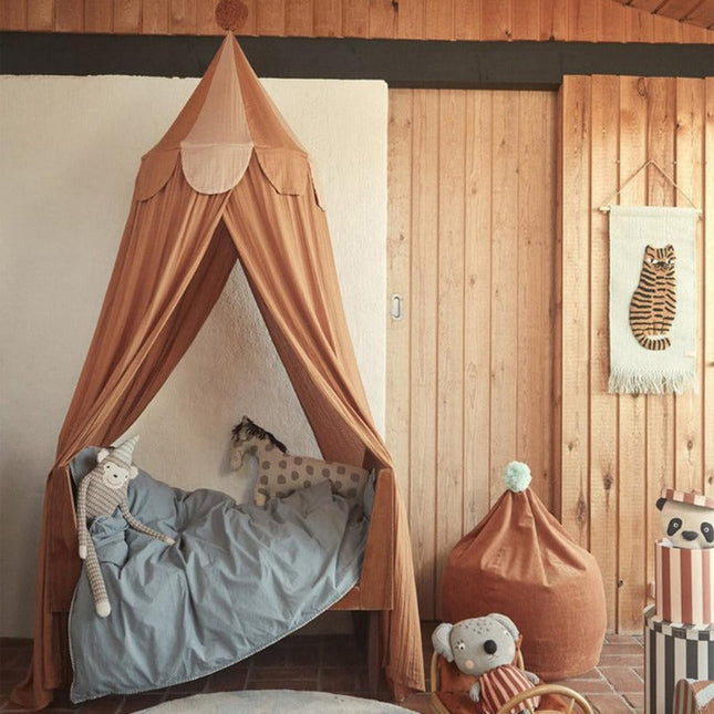 Circus Chiffon Canopy | Soft Decorative Nursery Cot Cover with Easy Installation | Magical Touch for Kids' Rooms 1