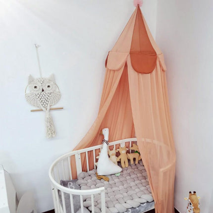 Circus Chiffon Canopy | Soft Decorative Nursery Cot Cover with Easy Installation | Magical Touch for Kids' Rooms 2