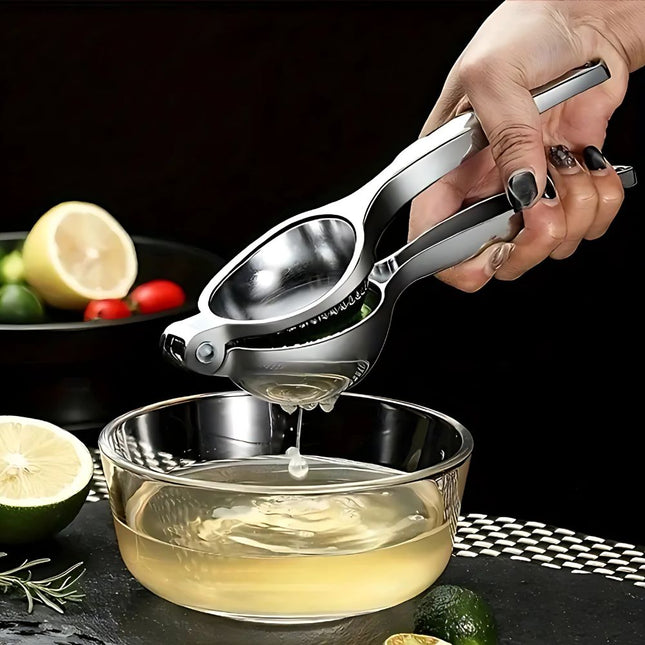 Citrus Master | Stainless Steel Lemon Squeezer with Comfortable Handle | Effortless Juice Extraction for Fresh Drinks 0