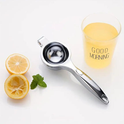 Citrus Master | Stainless Steel Lemon Squeezer with Comfortable Handle | Effortless Juice Extraction for Fresh Drinks 1