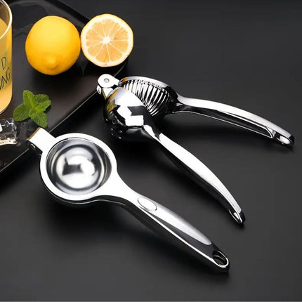 Citrus Master | Stainless Steel Lemon Squeezer with Comfortable Handle | Effortless Juice Extraction for Fresh Drinks 2