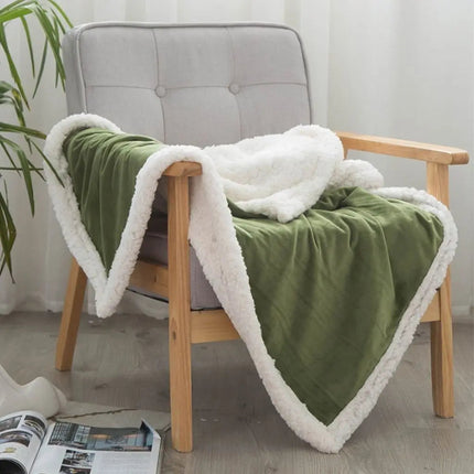 Crystal Cashmere Throw Blanket, Cozy Blanket for Bed and Couch