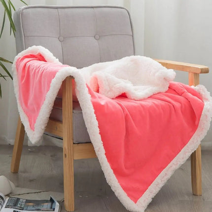 Double Layer Soft Blanket with Plush Lining, Cozy Blanket for Bed and Couch – image 6