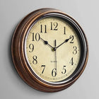 Classic Home Decor | Silent Wall Clock with Elegant Brown Finish | 30 cm Design for Serenity 0