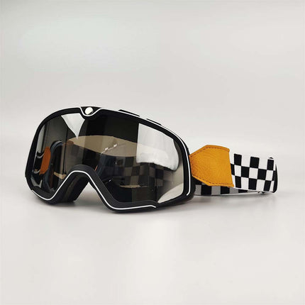 Classic Motorcycle Goggles | Retro Style with UV Protection | Durable Fit Over Glasses for Ultimate Comfort 1