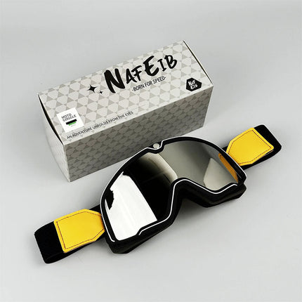 Classic Motorcycle Goggles | Retro Style with UV Protection | Durable Fit Over Glasses for Ultimate Comfort 10
