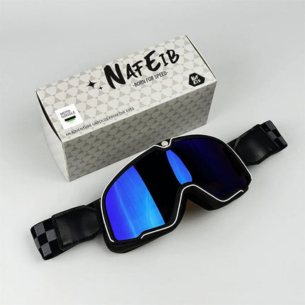 Classic Motorcycle Goggles | Retro Style with UV Protection | Durable Fit Over Glasses for Ultimate Comfort 12