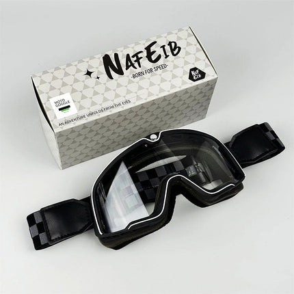 Classic Motorcycle Goggles | Retro Style with UV Protection | Durable Fit Over Glasses for Ultimate Comfort 13