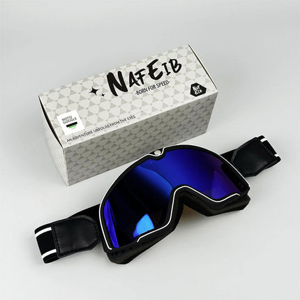 Classic Motorcycle Goggles | Retro Style with UV Protection | Durable Fit Over Glasses for Ultimate Comfort 7