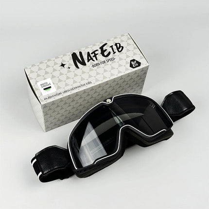 Classic Motorcycle Goggles | Retro Style with UV Protection | Durable Fit Over Glasses for Ultimate Comfort 8