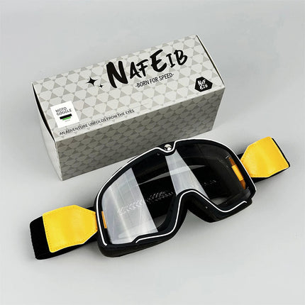 Classic Motorcycle Goggles | Retro Style with UV Protection | Durable Fit Over Glasses for Ultimate Comfort 9