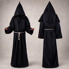 Classic Nun Costume | Adult Halloween Robe with Full-Length Design | Perfect for Themed Events 0