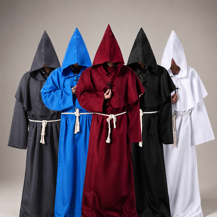 Classic Nun Robe Costume | Full-Length Design for Women | Ideal for Halloween and Themed Events 7