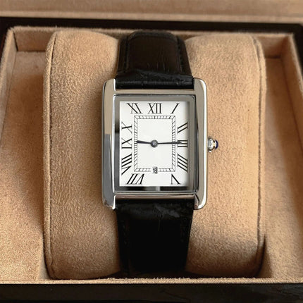 Classic Square | Men's Dress Watch with Roman Numeral Dial | Stylish Timepiece for Any Occasion 2