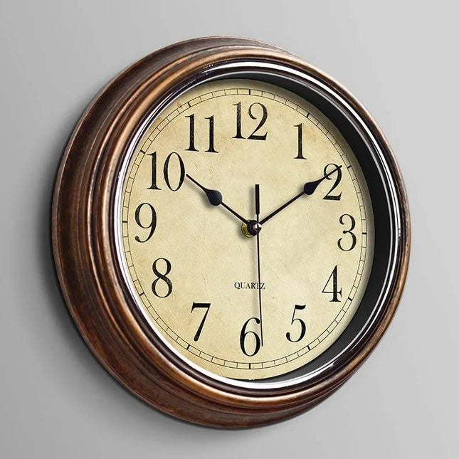 Classic Wooden Wall Clock with Silent Movement & Timeless Design | Perfect Home Decor 0