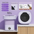 Clean Jet | Portable Travel-Ready Washing Machine with Foldable Design | Compact Laundry Solution for Small Spaces 0
