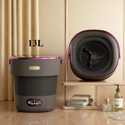 Clean Jet | Portable Travel-Ready Washing Machine with Foldable Design | Compact Laundry Solution for Small Spaces 6