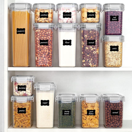 Clear Kitchen Storage Set | Airtight Food Storage Containers with Stackable Design | Efficient Organization for Pantry and Cabinet 3