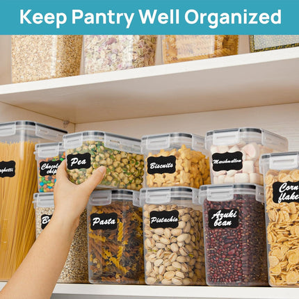 Clear Kitchen Storage Set | Airtight Food Storage Containers with Stackable Design | Efficient Organization for Pantry and Cabinet 5