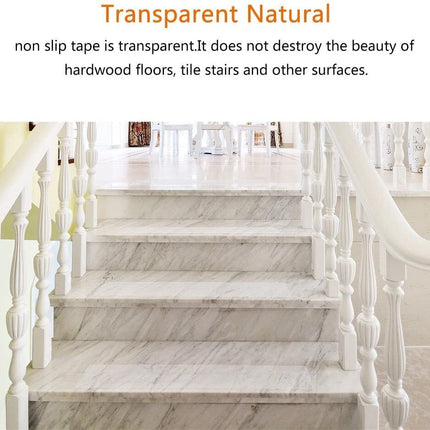 Clear Non-Slip Stair Treads | Anti-Slip Strips for Enhanced Safety | Ideal for Homes with Children and Seniors 2
