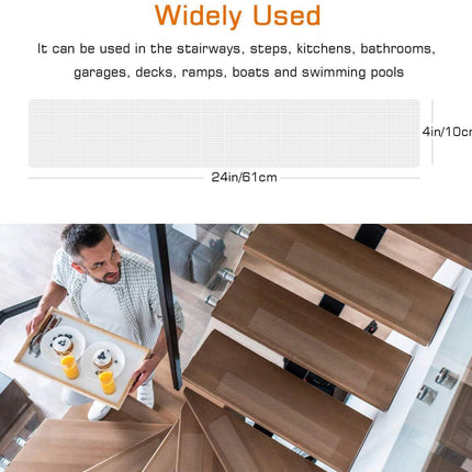 Clear Non-Slip Stair Treads | Anti-Slip Strips for Enhanced Safety | Ideal for Homes with Children and Seniors 7