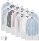 Clear PEVA Garment Bags | Waterproof & Breathable Clothes Protectors | 12-Pack for Dust-Free Storage 0