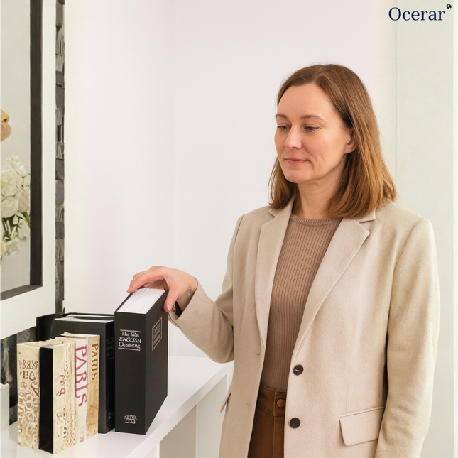Clever Hideaway | Hidden Compartment Book Safe with Dual Locking Options | Discreet Storage for Valuables 1