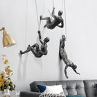 ClimbArtis | Metal Wall Sculpture Art of Climber with Handcrafted Resin Design | Inspirational Decor for Strength and Growth 0
