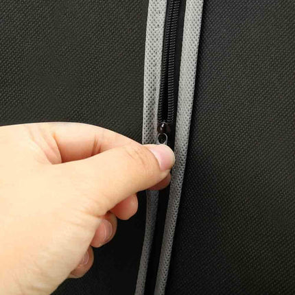 Clothing Storage Covers | 10-Pack Breathable Garment Bags with Clear Window | Lightweight & Durable for Travel and Home 4