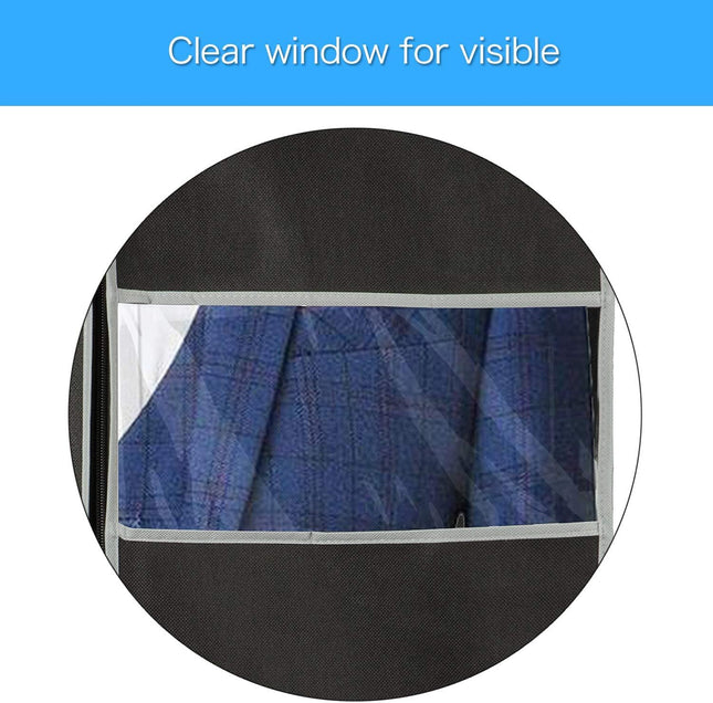 Clothing Storage Covers | Breathable Garment Cover Set with Clear Window | Durable and Lightweight for Travel and Home Organization 1
