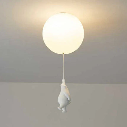 CloudBear | Children's Ceiling Lamp with Bear & Balloon Design | Playful Lighting for Enchanting Spaces 0