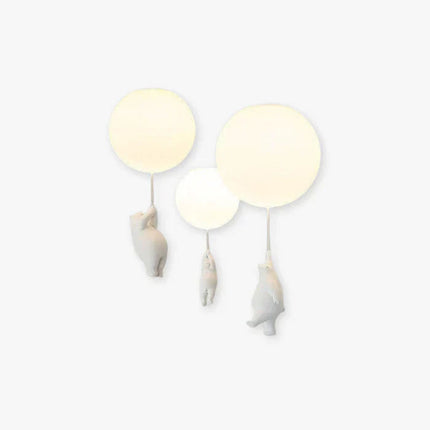 CloudBear | Children's Ceiling Lamp with Bear & Balloon Design | Playful Lighting for Enchanting Spaces 1