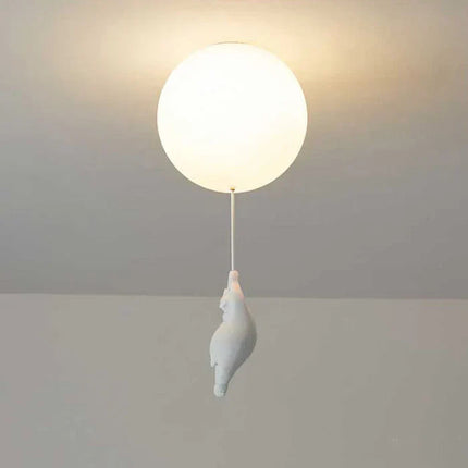 CloudBear | Children's Ceiling Lamp with Bear & Balloon Design | Playful Lighting for Enchanting Spaces 10