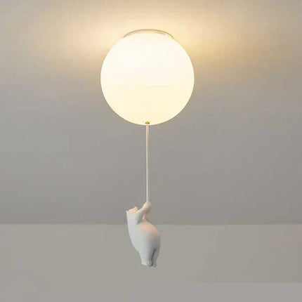 CloudBear | Children's Ceiling Lamp with Bear & Balloon Design | Playful Lighting for Enchanting Spaces 9