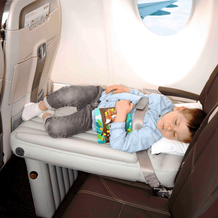 CloudNap | Inflatable Travel Bed for Kids with Airplane Design | Lightweight & Portable Comfort 4