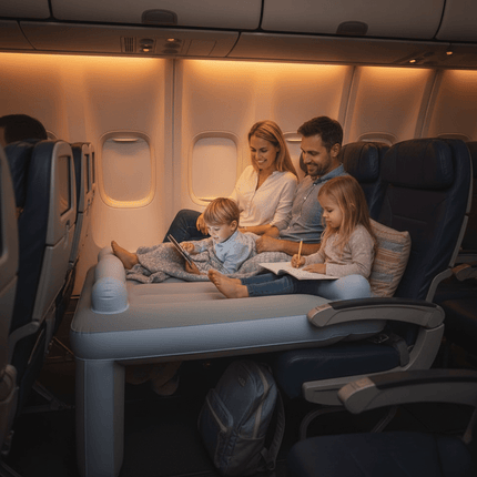 CloudNap | Inflatable Travel Bed for Kids with Airplane Design | Lightweight & Portable Comfort 5
