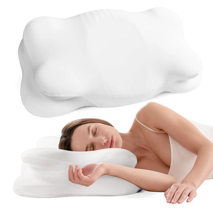 Cloud Alignment Pillow | Adjustable Fill & Dual Height Design for Personalized Sleep Comfort 0