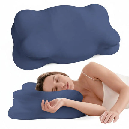 Cloud Alignment Pillow | Adjustable Fill & Dual Height Design for Personalized Sleep Comfort 11