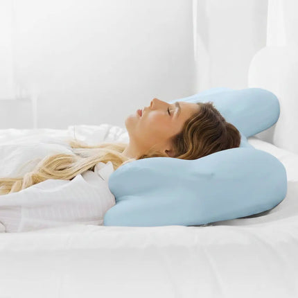 Cloud Alignment Pillow | Adjustable Fill & Dual Height Design for Personalized Sleep Comfort 5