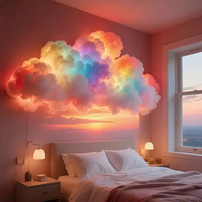 Cloud Mood Lamp | App-Controlled RGB LED Light with Customizable Design | 200 cm Relaxing Ambience 0