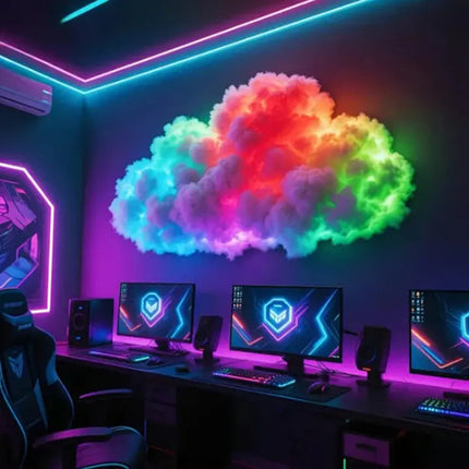 Cloud Mood Lamp | App-Controlled RGB LED Light with Customizable Design | 200 cm Relaxing Ambience 5