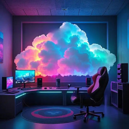 Cloud Mood Lamp | App-Controlled RGB LED Light with Customizable Design | 200 cm Relaxing Ambience 6