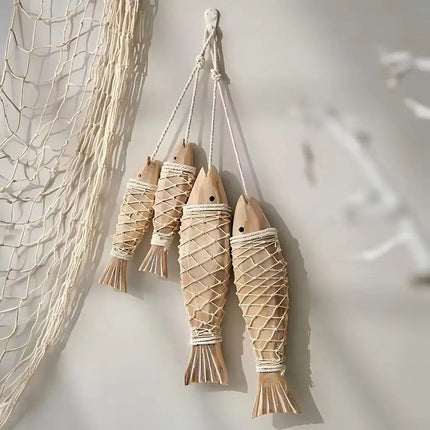 Wooden Fish Wall Hanging, Housewarming Gift – image 4