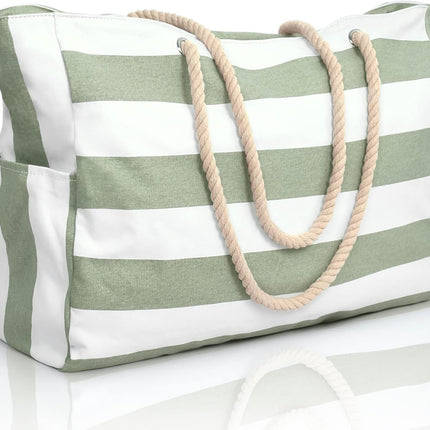 Coastal Companion | Oversized Waterproof Beach Tote with Multiple Pockets | Lightweight Design for Ultimate Convenience 8