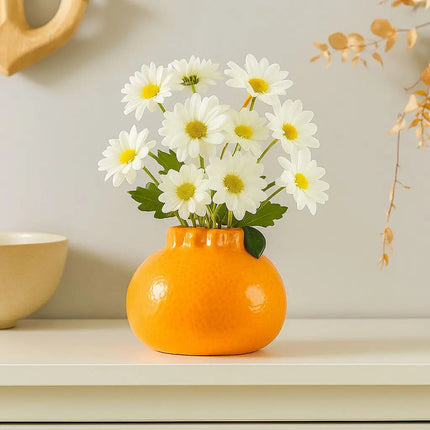 Small Ceramic Planter, Glossy Flower Pot for Small Plants